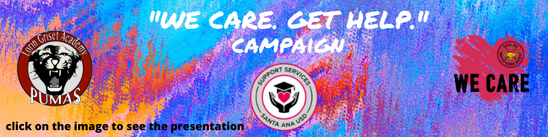 We care, Get Help Campaign
